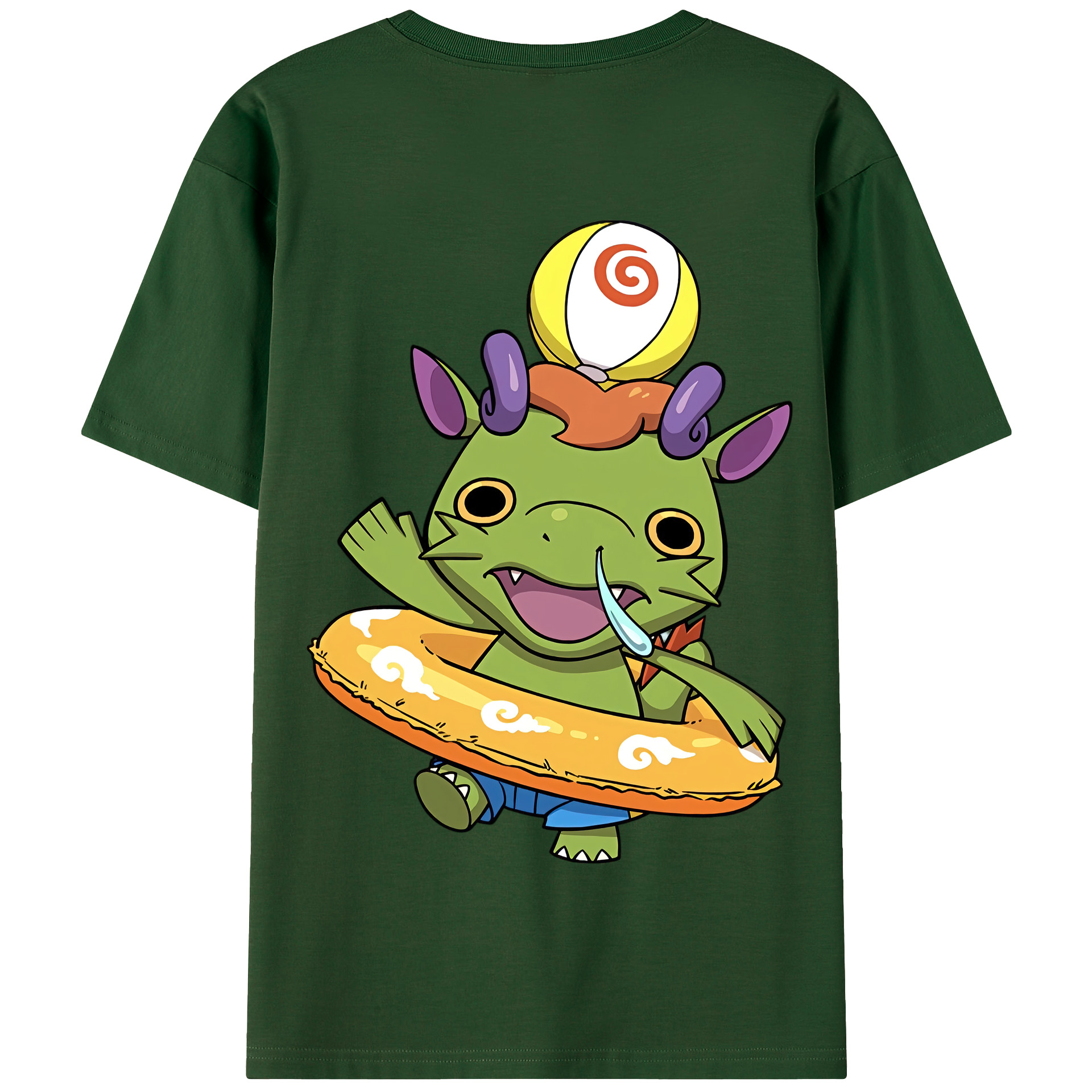 （画像用） 妖怪ウォッチ Yo-kai Watch 綿100％半袖Tシャツ（背面プリント）